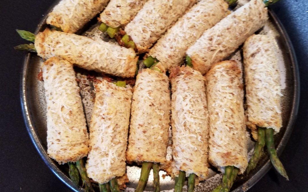 Asparagus Mustard Rollups