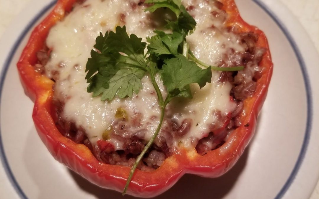 Mexican Rice Stuffed Peppers